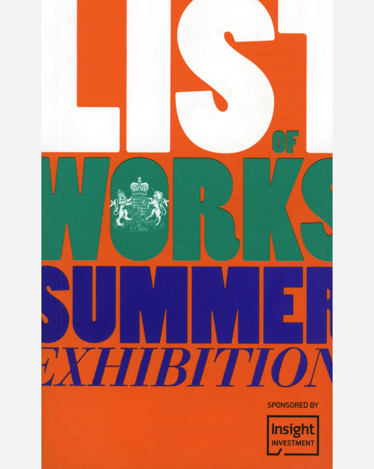 List of Works Summer Exhibition 2008
